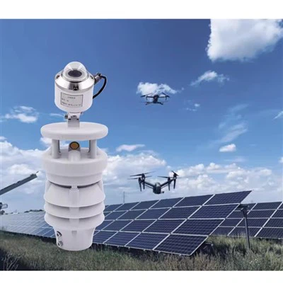 XF500S-CWB CE SDI12 Lora Lorawan GPRS WIFI 4G Stesen Cuaca Kuasa Suria Untuk Ladang Panel PV Suria